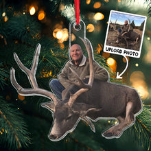 Custom Photo Deer Hunting- Personalized Customized  Acrylic Ornament - Gift For Hunting Lover