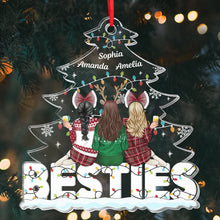 Christmas Bestie - Customized Personalized Arylic Ornament - Best Gift For Best Friend Gift Ideas