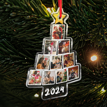 Custom Photo Christmas Tree - Personalized Custom Shaped Acrylic Ornament Christmas Family Gift