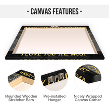 Custom Photo - When I Say I Love You More - Personality Customized Canvas - Gift For Couple