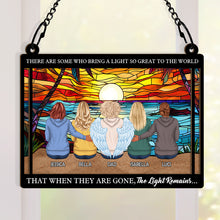 Our Love Is Always Worth Remembering - Personalized Acrylic Window Suncatcher Ornament - Gift For Family