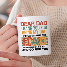 Thank You For Being My Dad -  Personalized Custom Ceramic Mug Gift For Dog Dads, Cat Dads