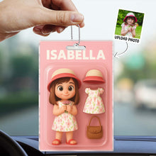 Custom Photo Action Figure Packaging Toy Box Style - Personalized Customized Acrylic Car Ornament - Gift For Family Members, Friends, Siblings