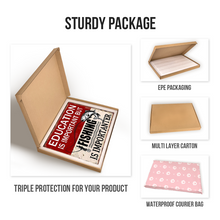 Education Is Important But Fishing Is Importanter - Funny Fishing Metal Signs