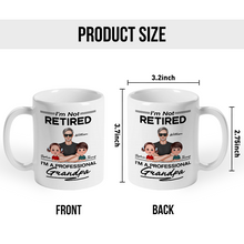 I'm Not Retired I'm A Professional Grandpa Family Gift Personalized Custom Ceramic Mug