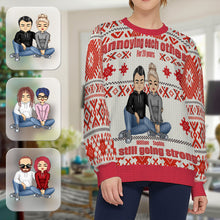 Annoying Each Other And Still Going Strong - Gift For Couple - Personality Customized Ugly Sweater