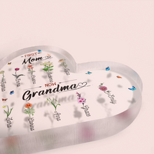 First Mom & Now Grandma - Personality Customized Acrylic Plaque - Mother's Day Gift