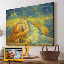 Starry Night Sky Photo Theme Horizontal - Turn Your Moments With Loved Ones Into An Art Piece - Unique Gift For Family Members, Siblings, Friends