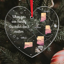 When You Are Siblings - Customized Personalized Acrylic Ornament - Christmas Gift For Family Sister Brother