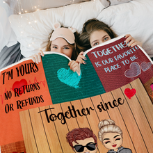 You're The Only One I Want To Annoy For The Rest Of My Lift - Gift For Couple - Personality Customized Blanket