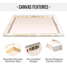 The Day I Lost You I Also Lost Me - In Loving Memory Canvas, Remembrance Gifts Personalized Custom Framed Canvas Wall Art