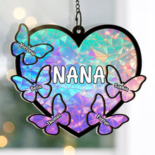 Sparkling Grandma - Personalized Acrylic Window Suncatcher Ornament - Christmas Gift For Grandma