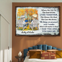 When We Get To The End Of Our Lives Together Husband Wife - Gift For Old Couples - Personalized Custom Poster