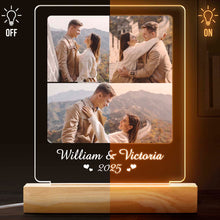 Custom Photo With Loved Ones - Personalized Customized 3D LED Light - Gift For Family Members, Couple, Best Friends