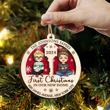 Christmas In Our Home - Personalized 2-Layered Wooden Ornament - Christmas Gifts For Husband, Wife