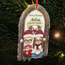 Merry Christmas - Customized Personalized Acrylic Ornament - Christmas Gift For Couple Husband Wife