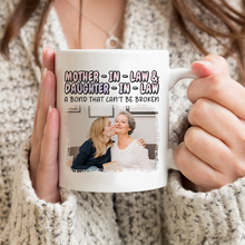 Custom Photo Mother & Daughter A Bond That Can't Be Broken - Gift For Mother,  Grandma