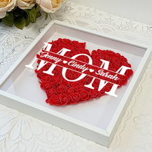 Gift For Mom - Personality Customized Flower Shadow Box - Gift For Mother's Day Gift
