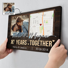 Where It All Began - Personalized Customized Canvas - Gift For Family, For Couples, Lovers