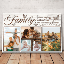 Family Photo Collage - Custom Photo Personalized Canvas Prints Gifts For Grandparents, Family