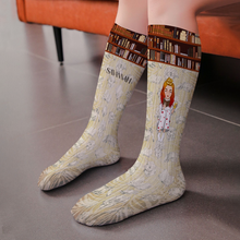 Go Away I'm Reading - Socks - Gifts For Book Lovers Personalized Custom Socks