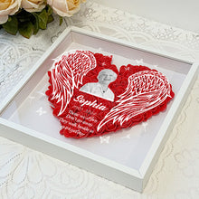 Love Don't Go Away - Personality Customized Flower Shadow Box - Gift For Loss Memorial Gift