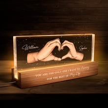 You and Me We Got This -  Customized Personality Acrylic LED Night Light - Gift For Couple Lover