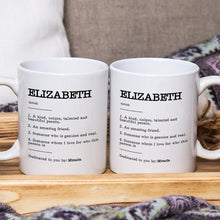 Best Friend Definition Custom Name Mug - Customized Personalized Mug - Gift For Friends, Best Friend