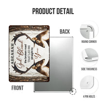 God Blessed The Broken Road - Personalized Custom Metal Sign for Home Wall Decor