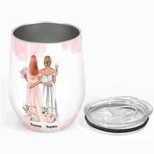 Friend's Wedding Gift - Personality Customized Wine Tumbler - Gift For Best Friend