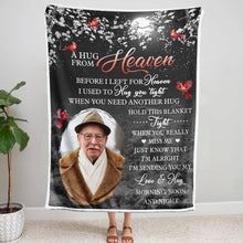 Custom Photo When You Really Miss Me - Personalized Photo Blanket - Christmas Gift, Sympathy Gift For Family Members