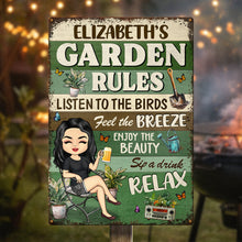 Garden Rules - Personalized Customized Metal Sign - Decoration Gift For Gardening Lovers