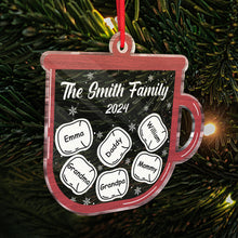 Family Love Is Lit Up Brightly - Personality Customized Ornament - Gifts For Family