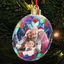 Family Christmas Bauble Shaped - Customized Acrylic Ornament - Christmas Gift For Familly