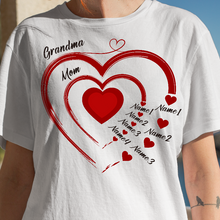 Grandma's Sweethearts Gift For Mother Personalized Custom T-shirt