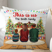 Family Forever - Personalized Family Pillow - Personalized Gifts For Family Mom Dad