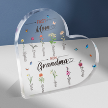 First Mom & Now Grandma - Personality Customized Acrylic Plaque - Mother's Day Gift