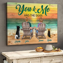 Personalized Customized Canvas Love Decoration For Pet Lover Couple