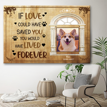 Custom Photo Personalized Canvas Wall Art You Would Have Lived Forever Gift The Moment That You Left Me