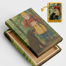 Animated Family Photo Vertical Ghibli Style - Turn Your Photo To Ghibli Character - Gift For Family Members, Siblings