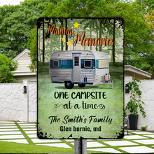 Making Memories - Personality Customized Metal Sign - Gift For Camping Love Camping Family