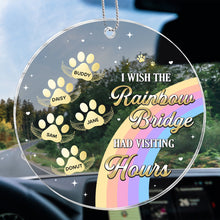 Cutie Pet Paws - Customized Personalized Car Ornament - Memorial Gift For Pet Lovers