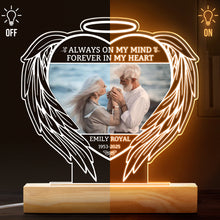 Custom Photo Not A Day Goes By That You Are Not Missed - Personalized Customized 3D LED Light - Gift For Family Members