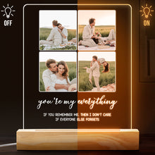 Custom Photo You're My Everything - Personalized Customized 3D LED Light - Gift For Couple, Anniversary