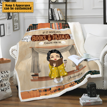 Personalized Custom Fleece Flannel Blanket Gifts For Book Lovers