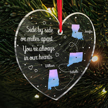 When You Are Siblings - Customized Personalized Acrylic Ornament - Christmas Gift For Family Sister Brother