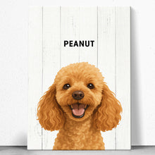 Animated Art Style Of Your Fur Angel - Personalized Customized Canvas - Lovely Gift For Pet Lovers