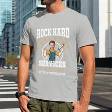 Custom Face Rock Hard Caulking Services - Personalized Photo T-Shirt