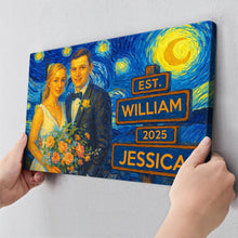 Starry Night Photo Theme For Loved One - Turn Your Moment Into An Art Piece - Anniversary Gift For Couple, Him, Her, Husband, Wife