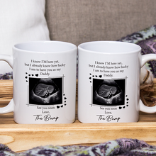 Custom Photo I Know I'm Not Here Yet - Personalized Custom Ceramic Mug Gift For Dad, New Parents